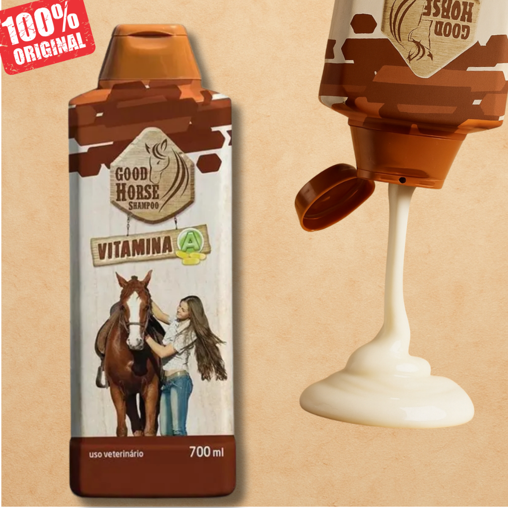 Shampoo de Cavalo Good Horse Com Vitamina A Crescimento