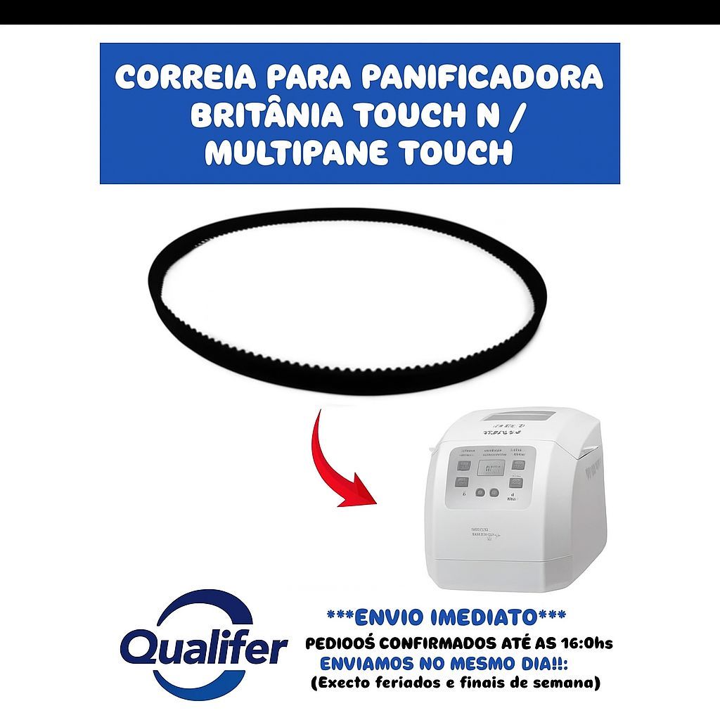 Correia para panificadora MULTIPANE TOUCH E TOUCH N