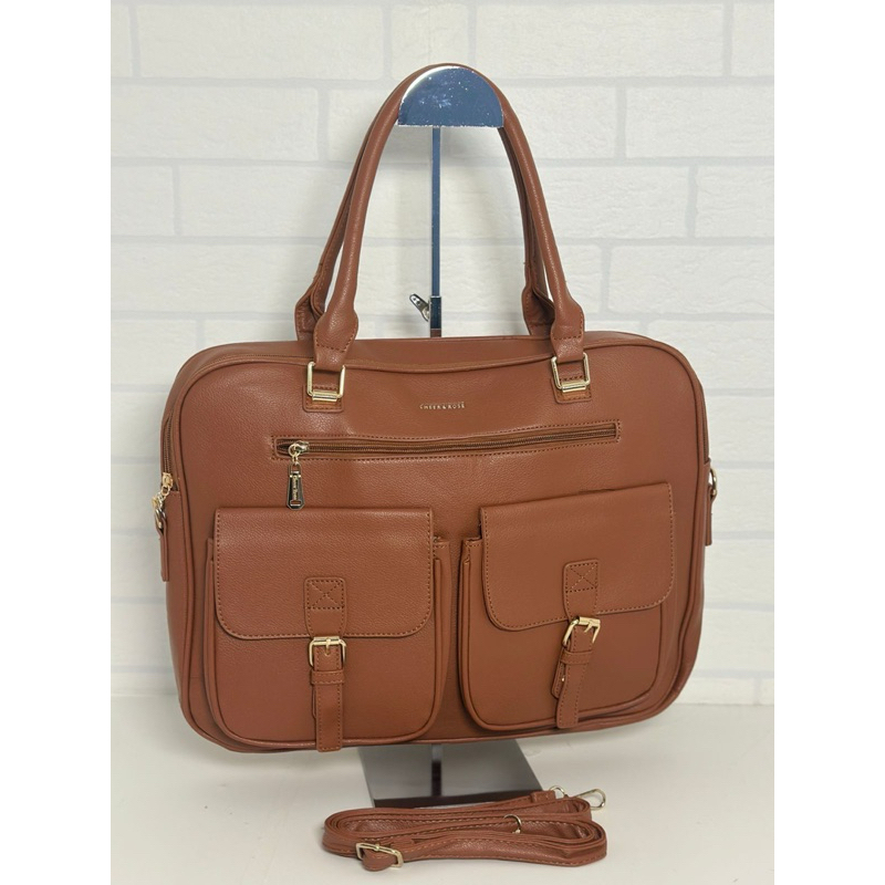 Bolsa Pasta Executiva Para Notebook Feminina Masculina Reforçada Faculdade Trabalho CHEER & ROSE