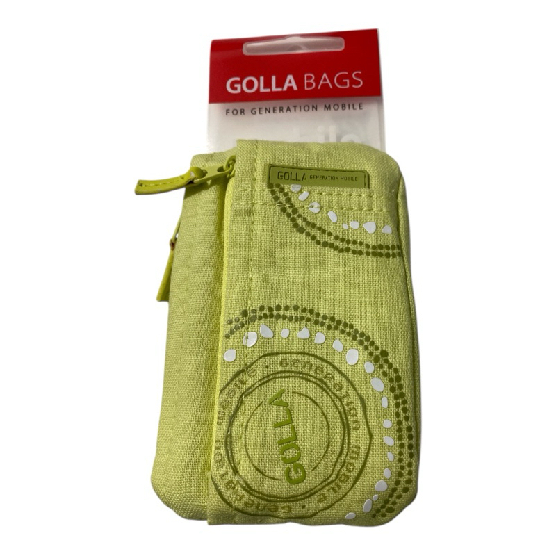 bolsinha carteira verde linda marca golla bags .