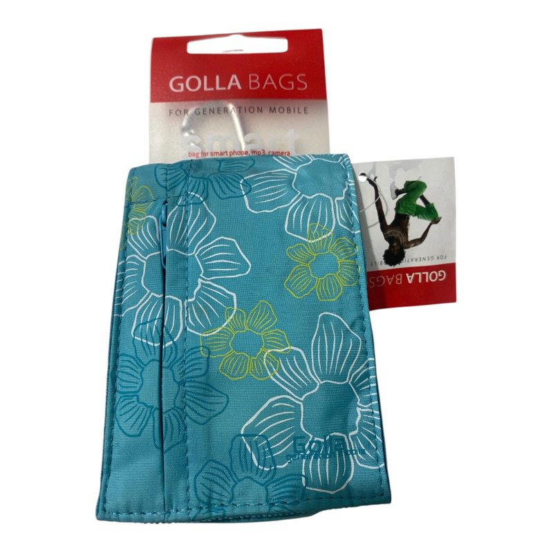 bolsa  carteira golla bags azul turquesa .