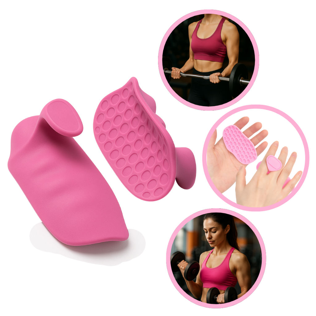 Luva para Musculação Grip Protetor de Pegada Cross Fit Antiderrapante Halteres e Barras