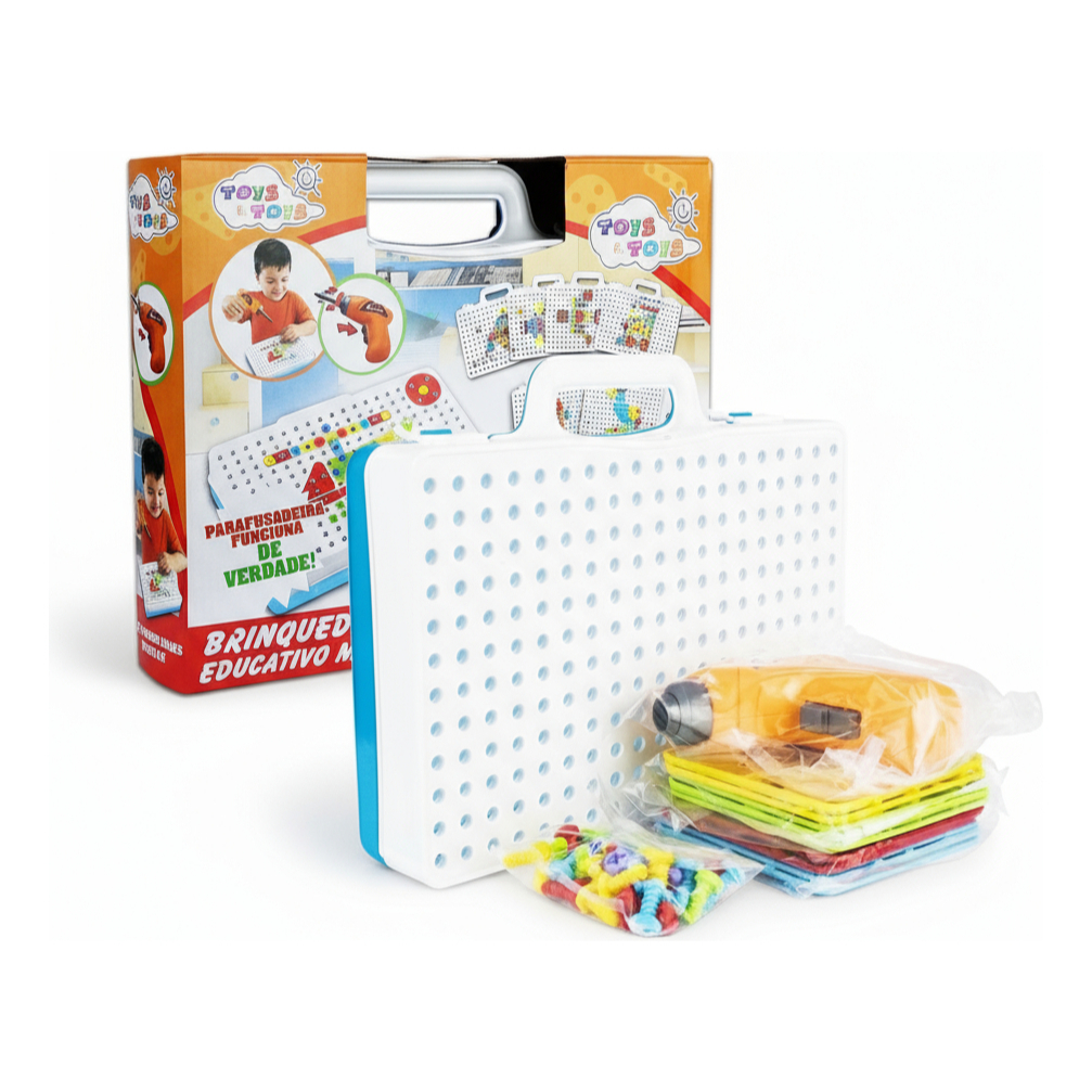 Brinquedo educativo de montar 106 peças Toys & Toys
