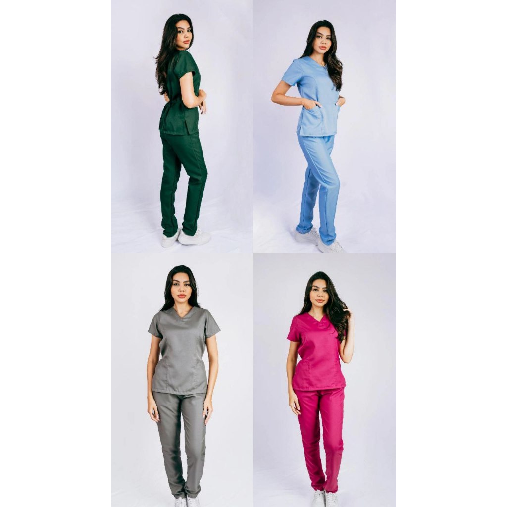 Conjunto Cirúrgico Scrub em Oxford Pijama Hospitalar