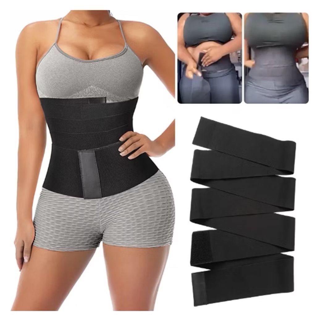 Cinta Faixa Corporal 3m 5m  Redutora de Barriga e Cintura Ajustável