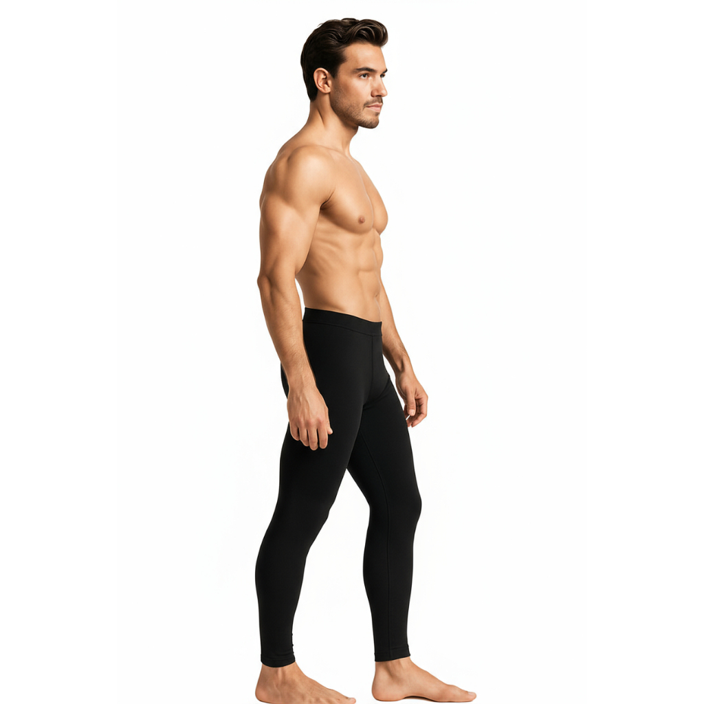 Meia Calça Térmica Masculina Forro Flanelado Peluciada Frio Sem Pé Confort PROMOÇÃO AP