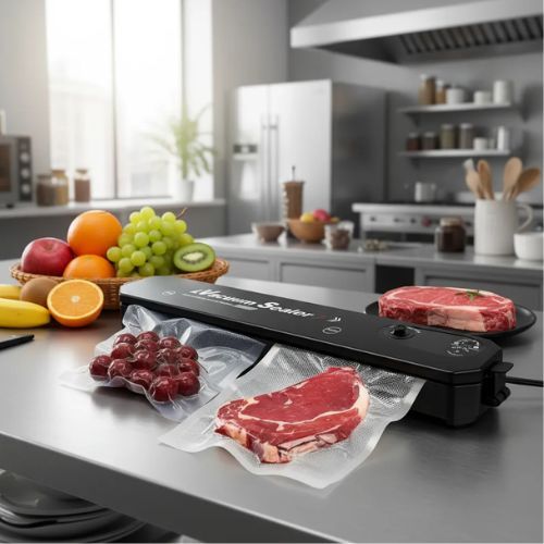 Seladora a vacuo de Alimentos Doméstica Bivolt Hermética sela qualquer tipo de pastico, geladinho, salgadinho, embalagem