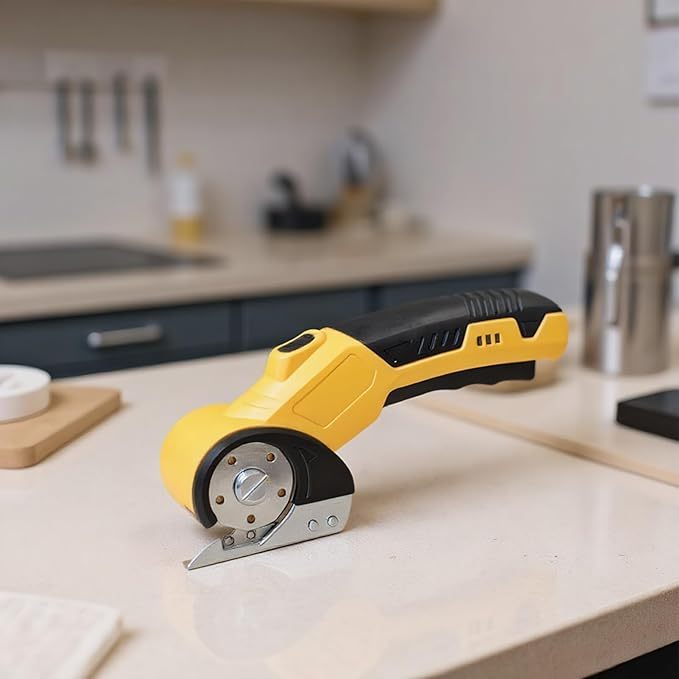 Tesoura Elétrica sem fio Tesoura Automática para Tecido Patchwork Artesanato Com Cabo USB BIVOLT