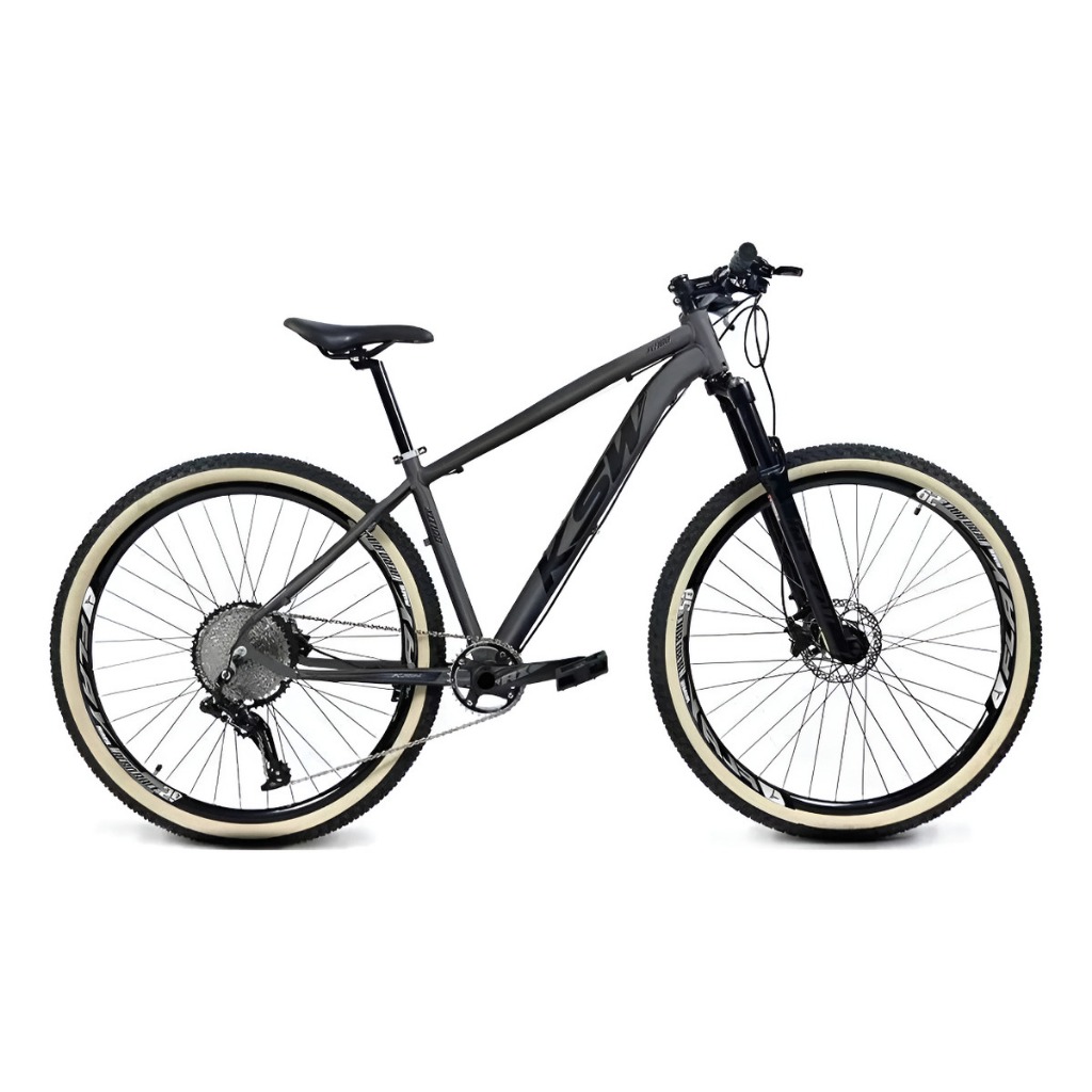 Bicicleta Aro 29 Ksw Cambio traseiro  Shimano Alivio 9v Freio Hidráulico Trava E K7
