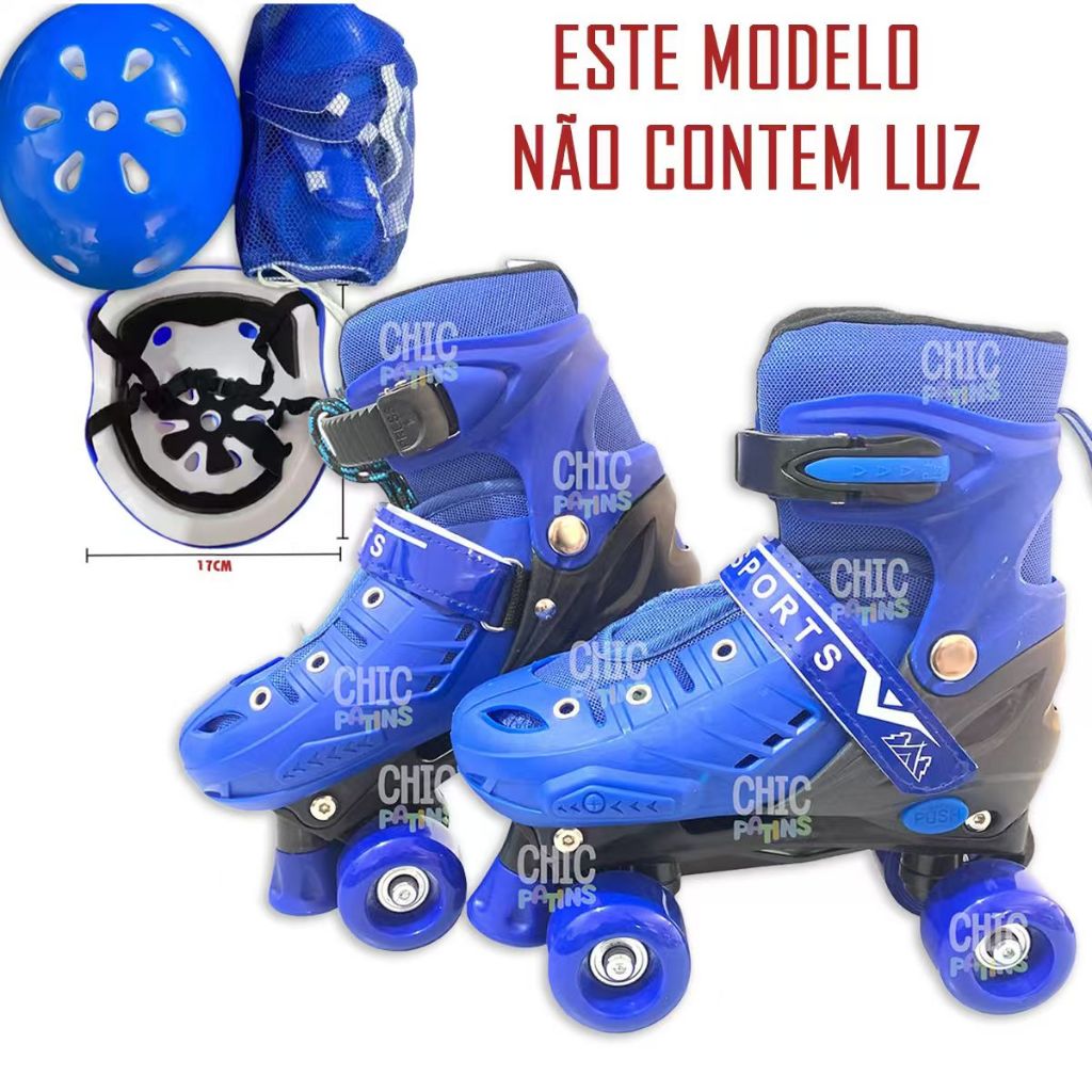 Patins Infantil De 4 Rodas Meninas Rosa Sem LED Barato Quad Ajustavel Patins Criancas
