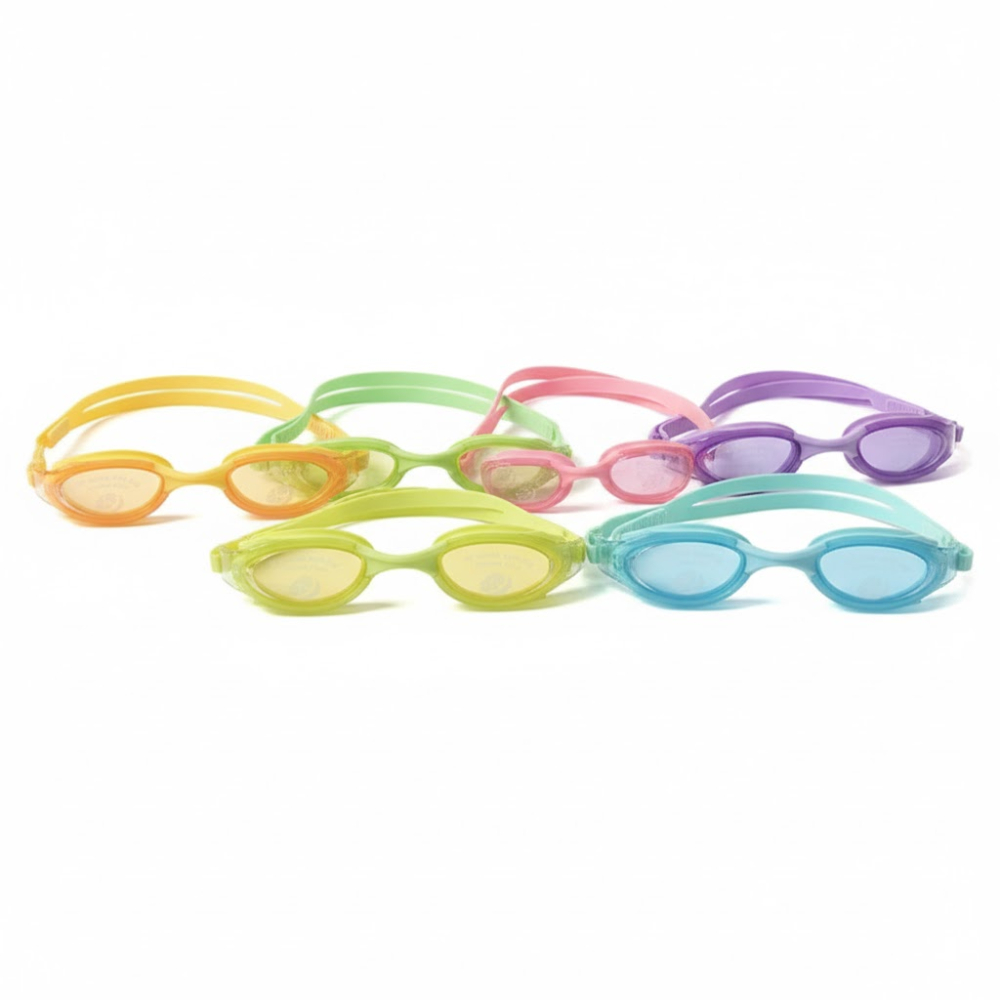 Óculos de Natação Infantil Com Proteção UV Para os Olhos Silicone Macio Diversão Verão Praia Piscina