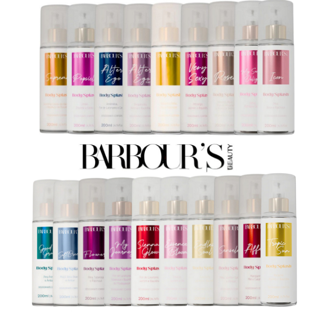 Body Splash Barbour's Beauty Escolha Sua Fragrancia - 200ml