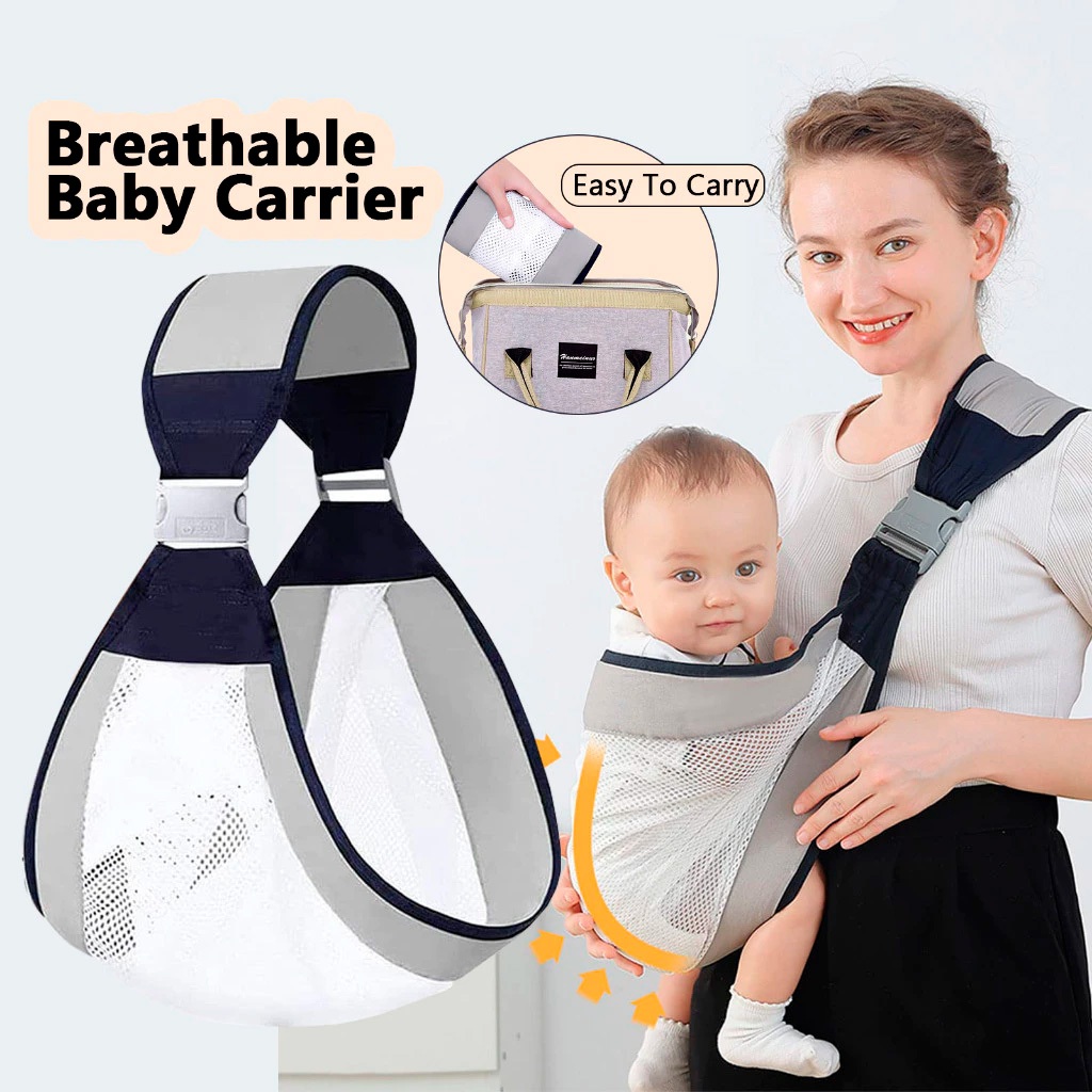 Canguru de Bebê Rede Respirável Confortável Dobrável Bolsa Prático Conforto Máximo Segurança Real
