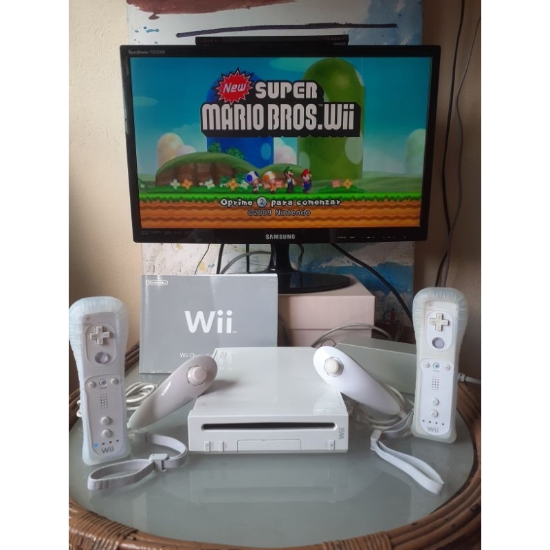 Nintendo Wii completo com 37 jogos do Wii + 5000 mil jogos retro