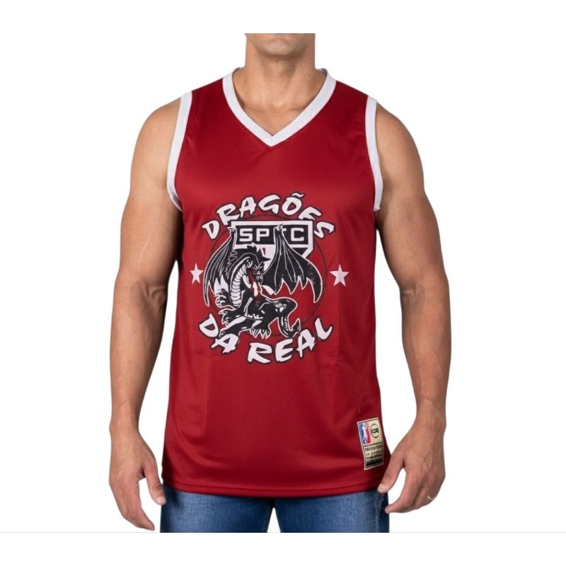 Regata Camiseta São Paulo Dragões da Real