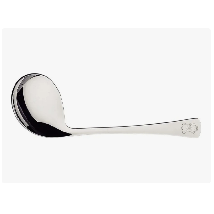 Colher Curva Para Crianças Canhotas - 66970/005 - Tramontina Silver Mango