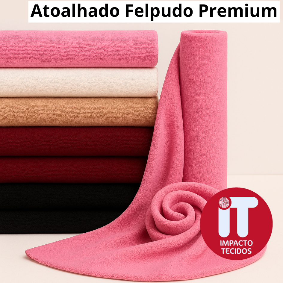 Atoalhado Felpudo De Microfibra, Ótima Absorção, Largura:1,45m
