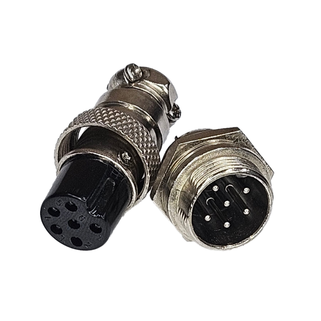 CONECTOR MIKE GX16 METÁLICO – 400V