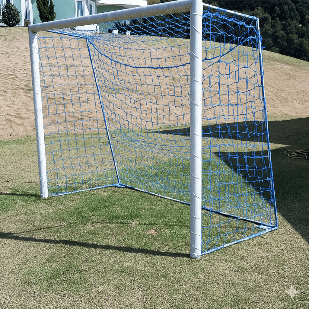 Rede De Gol Futebol Society Suiço 4 Metros Fio 2 - Véu - Pronta Entrega