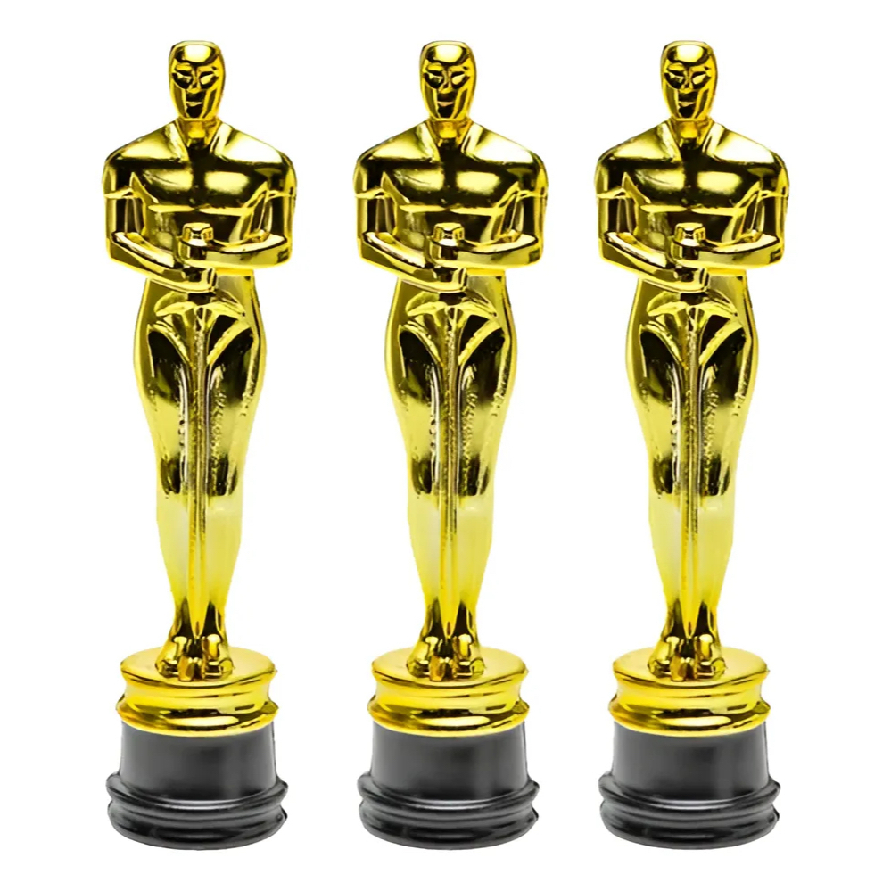 Troféu Estatueta Oscar Dourada Hollywood Cinema Premio 22CM/30CM