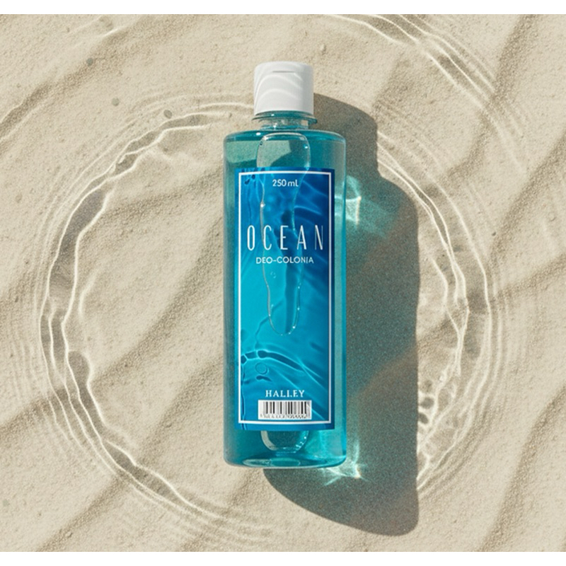 1 Frasco Deo Colonia OCEAN AZUL Halley 250 ml