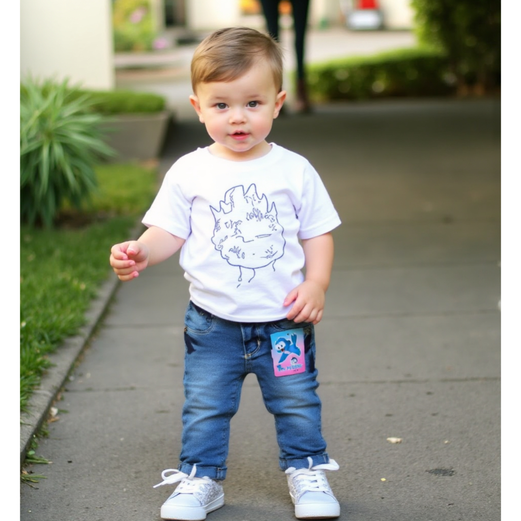 Calça bebe jeans e de sarja menino com laycra 0 a 12 meses