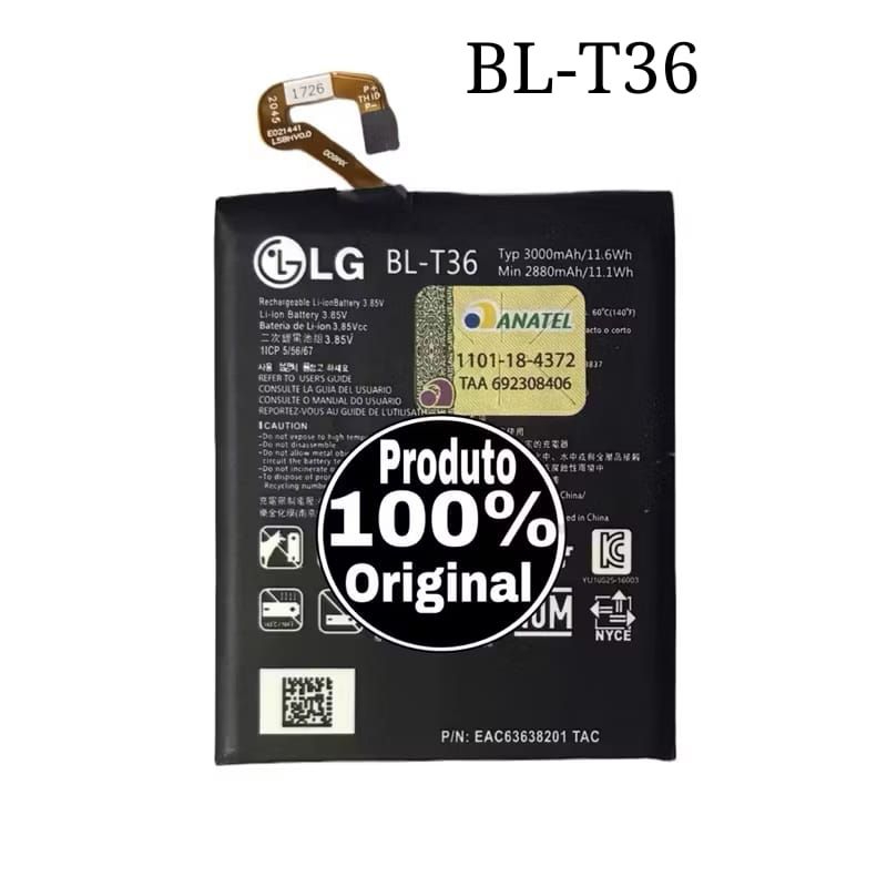 Bateria para Bl T36 Lg K11/K11+  nova pronto entrega