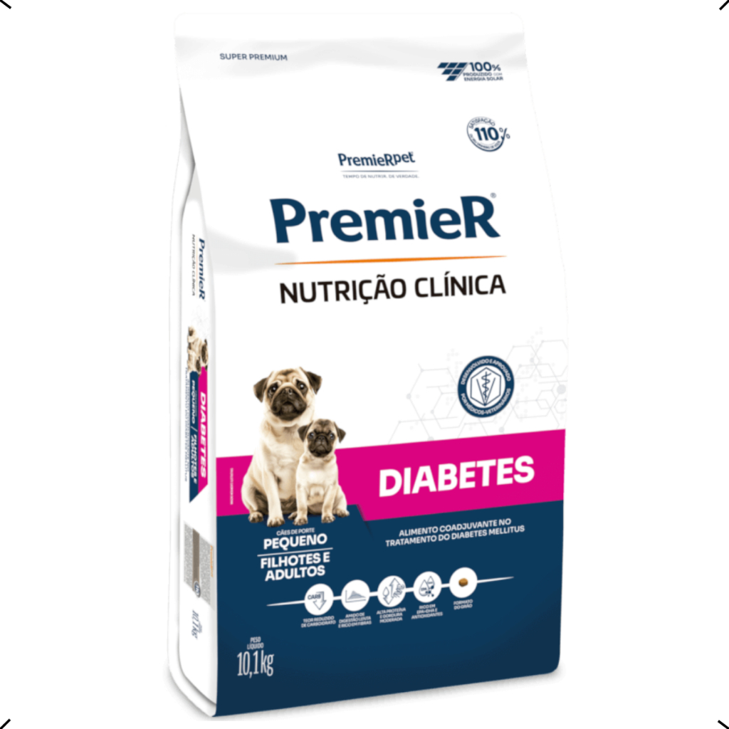 RAÇÃO PREMIER NUTRIÇÃO CLINICA DIABETES RAÇA PEQUENA 10KG