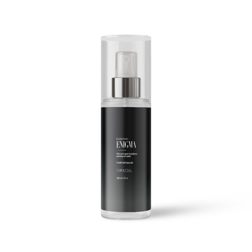BODY SPLASH MASCULINO ENIGMA 200ML - PRIMACIAL PERFUME AMADEIRADO FRESCO