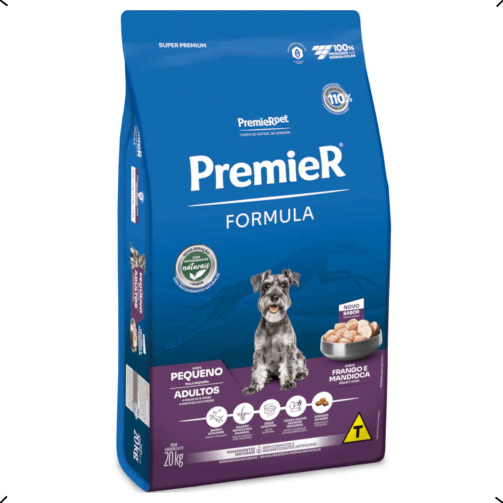 RAÇÃO PREMIER FORMULA ADULTO RAÇA PEQUENA 15KG