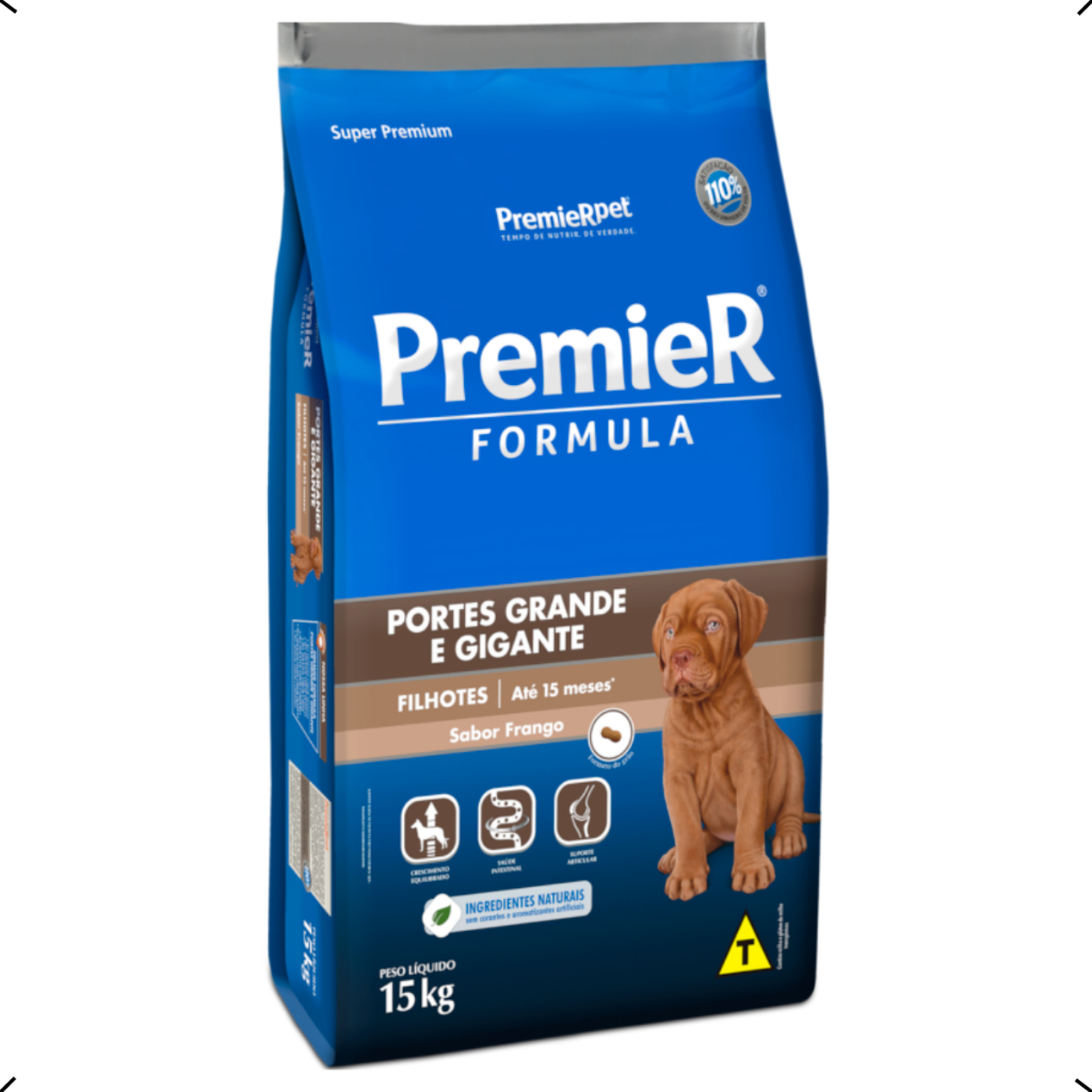 RAÇÃO PREMIER FORMULA FILHOTE RAÇA GRANDE 15KG