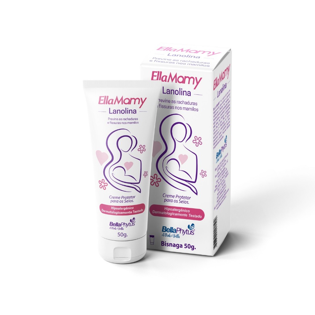 EllaMamy Creme de Lanolina 50g - BellaPhytus 