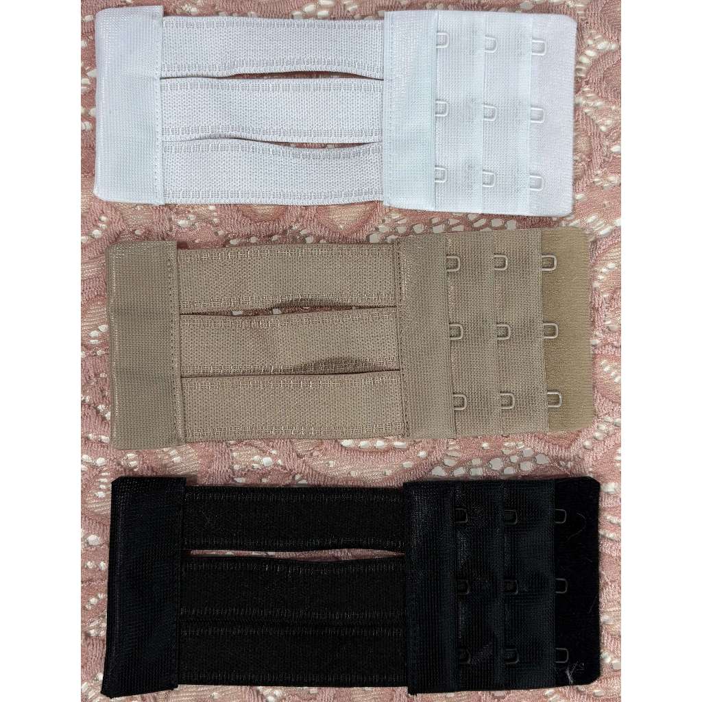 Kit com 3 Extensores 3 ganchos Para Sutiã - Conforto e Ajuste