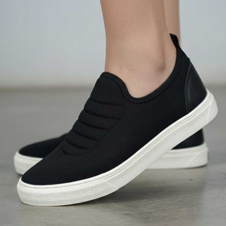Tênis Yate Calce Fácil Slip On Masculino Tenis Meia Respirável Leve Confortável Promoção Lançamento