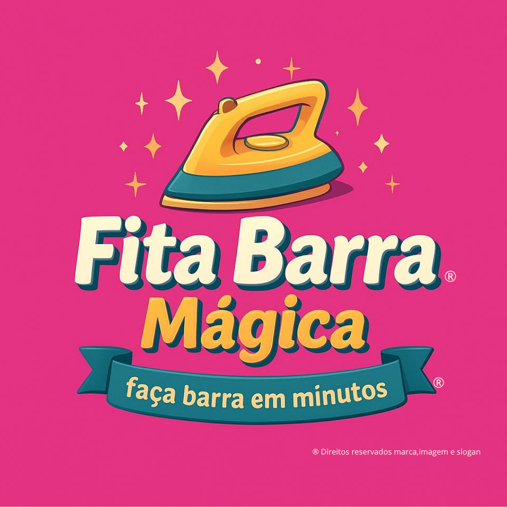 Fita Barra Mágica® ORIGINAL - bainha Barra Calça Jeans Roupa Bainha cortina Ferro Passar tik tok