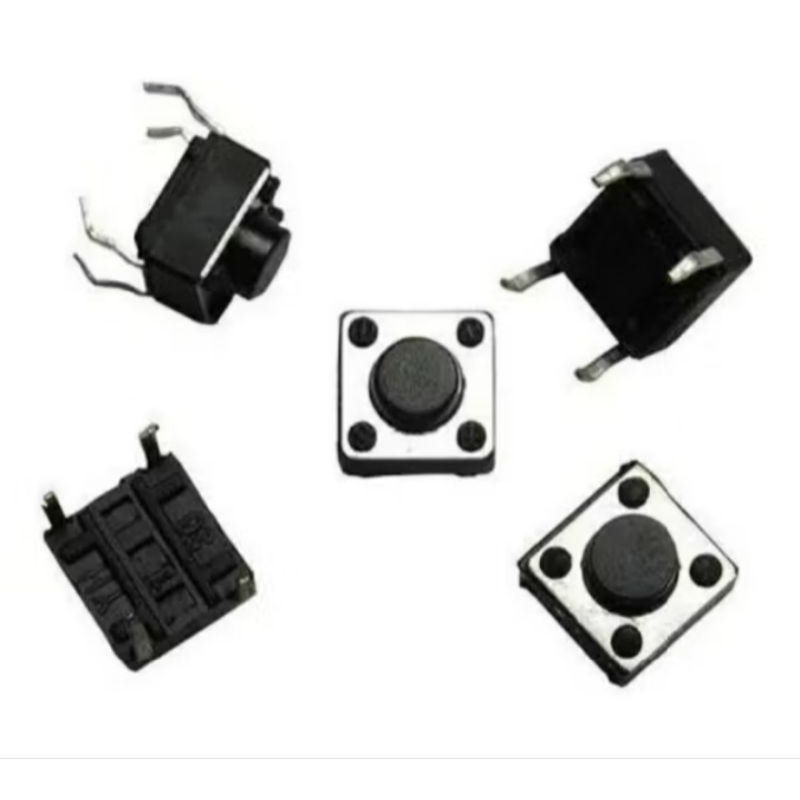 10 peças - chave táctil 6x6x4,3 / botão tic tac para placas e outras aplicações