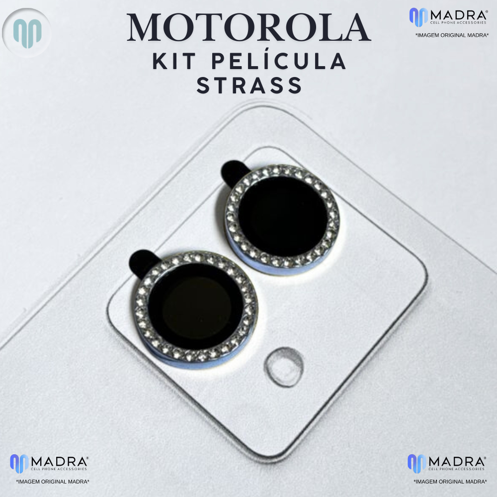 Kit Camera Diamante Strass Motorola G85/G84/G55/G54/G35/G24/EDGE 50