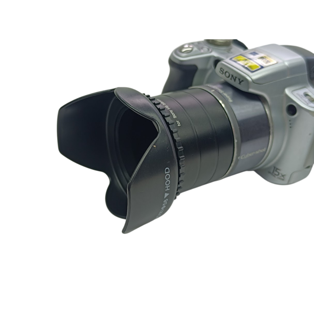 Tubo Adaptador 58mm Para Sony CyberShot DSC-H7 DSC-H9 DSC-H50 para Lentes e Filtro