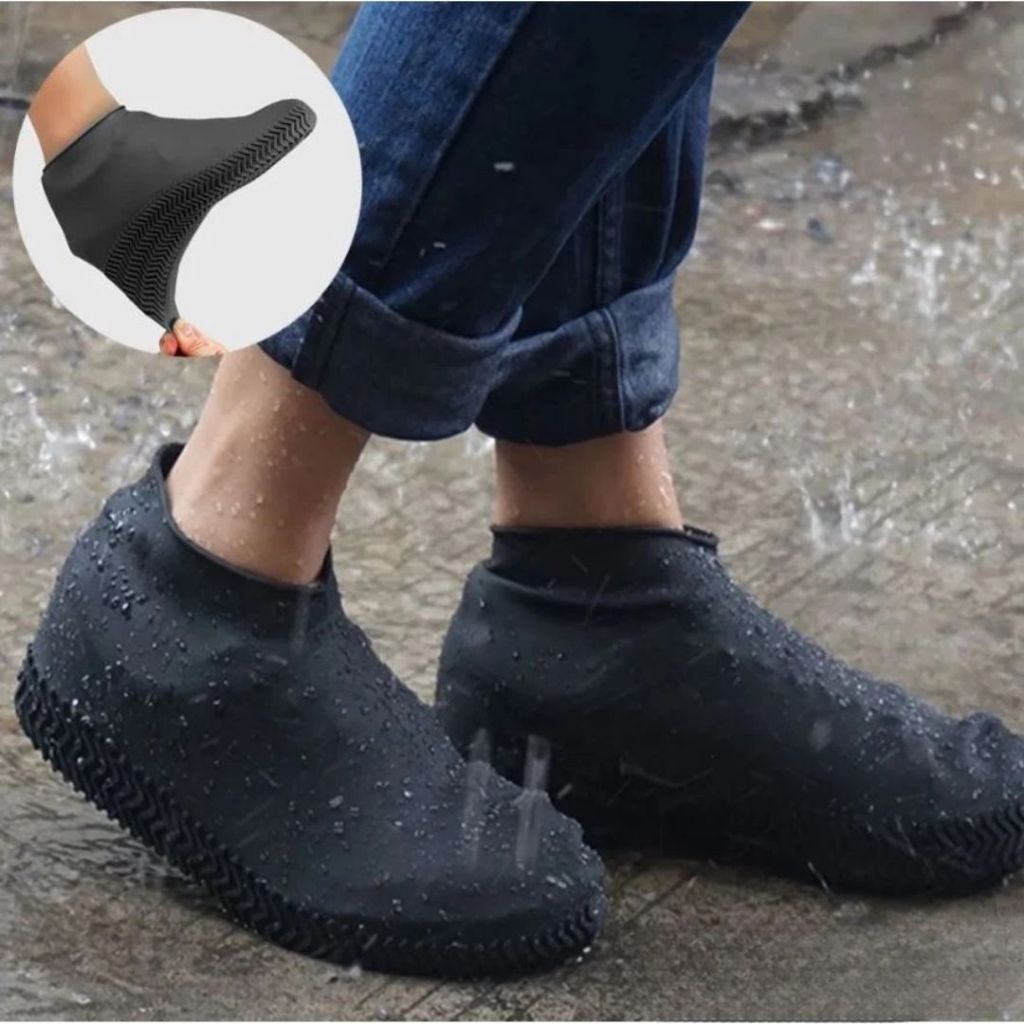 Capa Protetora De Sapato Silicone Impermeável Antiderrapante Reutilizável LR-0053