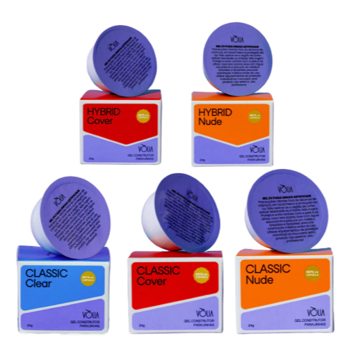 Gel Vòlia Blister Refil 24g – Encaixe no Pote Eco | Linha Classic e Hybrid