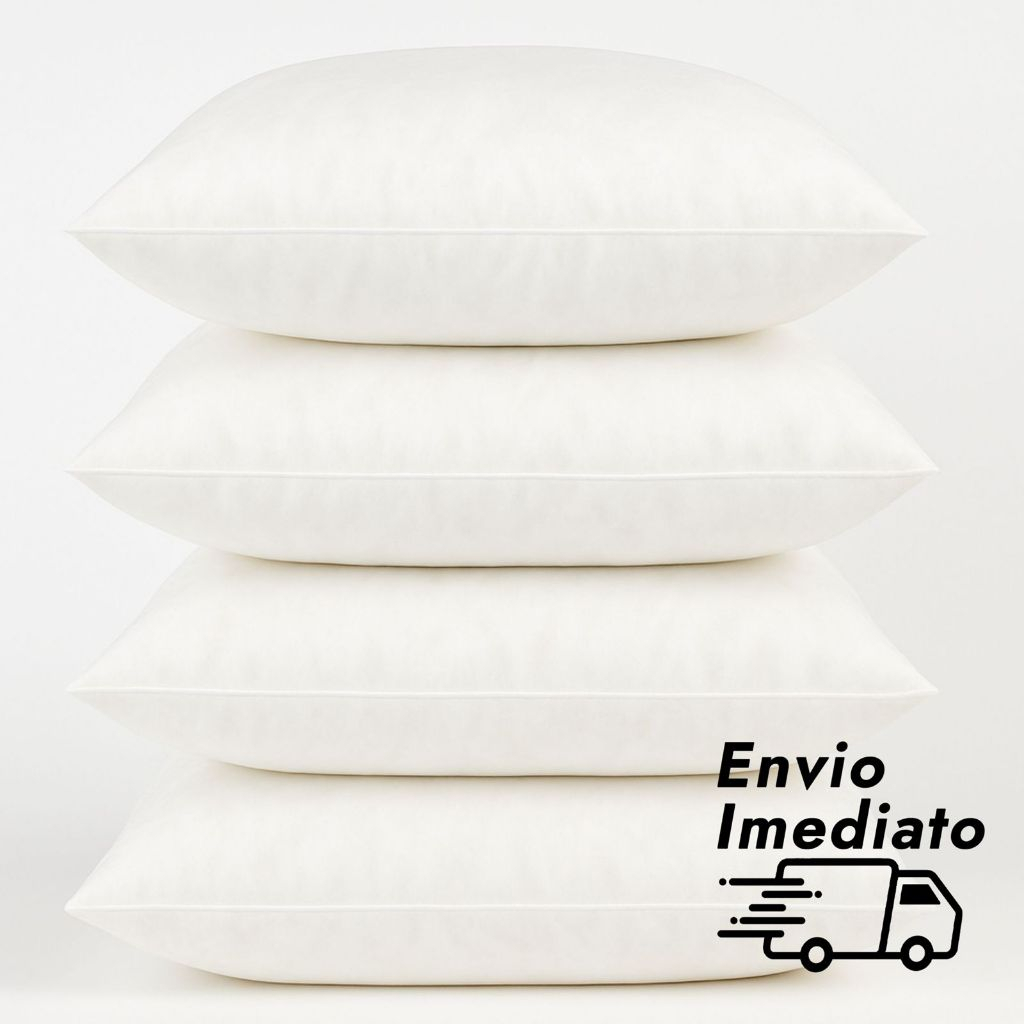 Enchimento Para Almofada 45x45 Refil Super Cheio Macio Sofá Extra Conforto Antialérgico