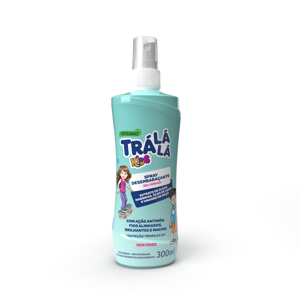 Spray Desembaraçante de Cabelos Infantil Liso Intenso Trá Lá Lá 300ml