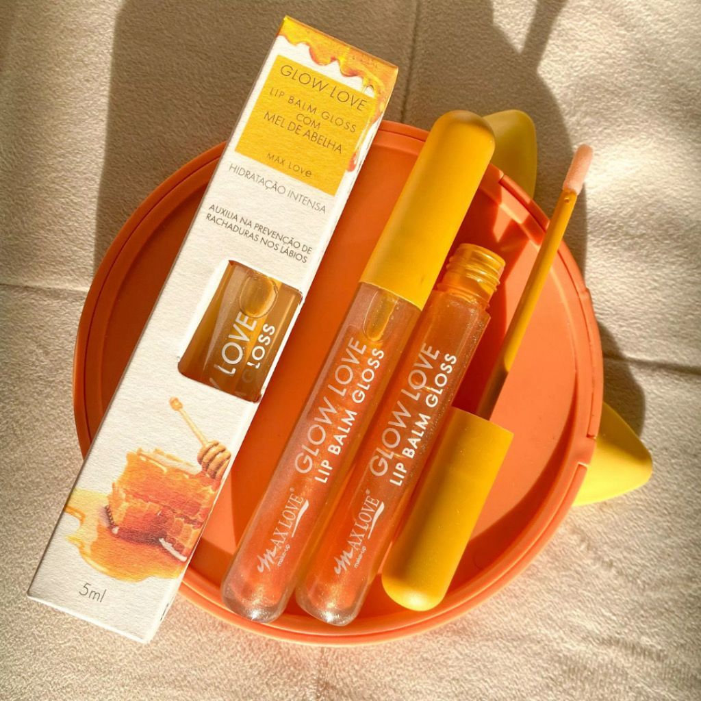 Lip Balm Gloss Glow Mel Honey  - MaxLove