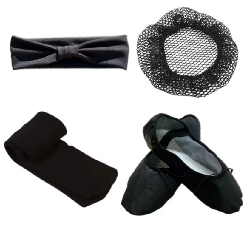 Kit  4 Itens : Meia, Sapatilha , Rede e Faixa
