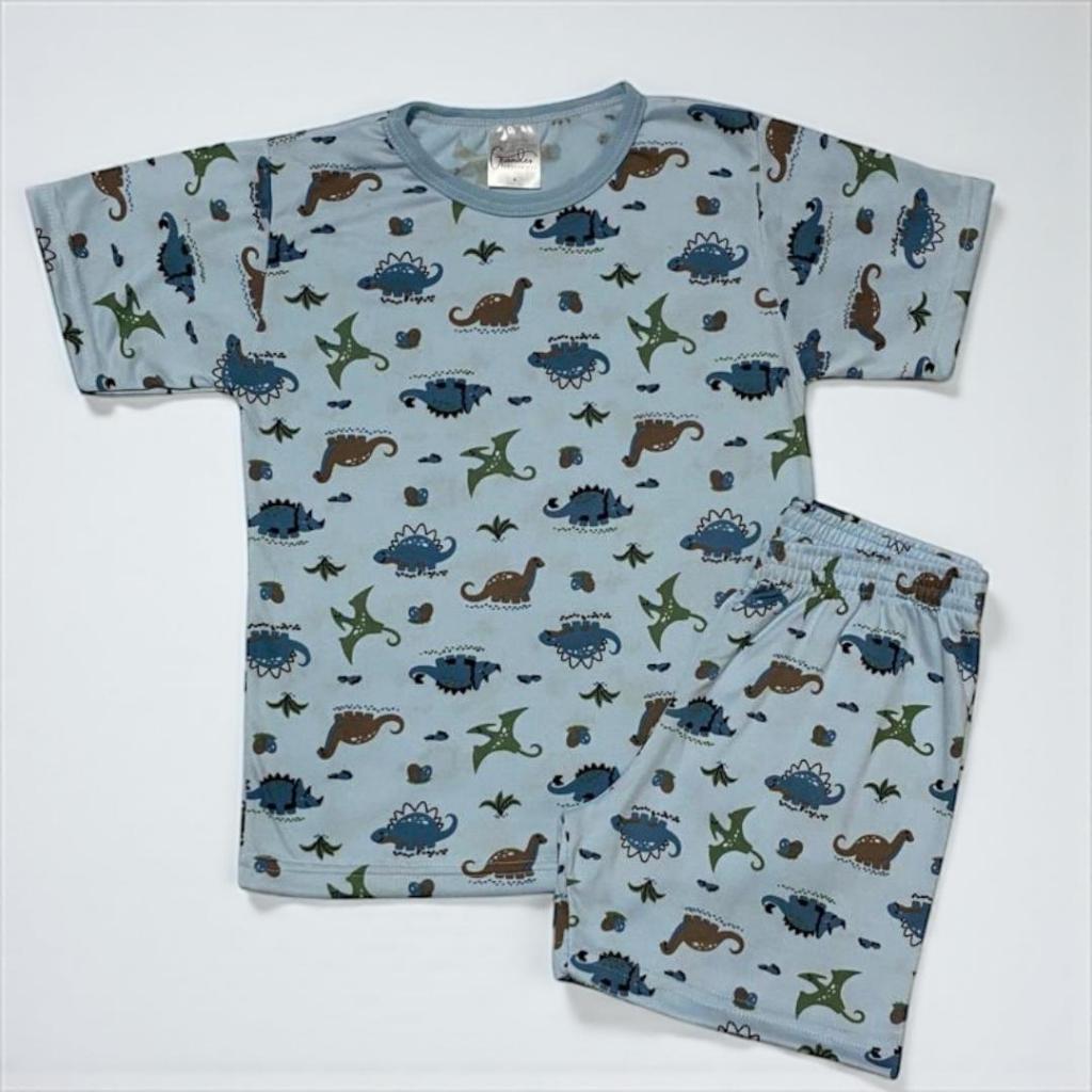 Pijama Infantil Menino Manga Curta – Conjunto Blusa + Shorts Confortável