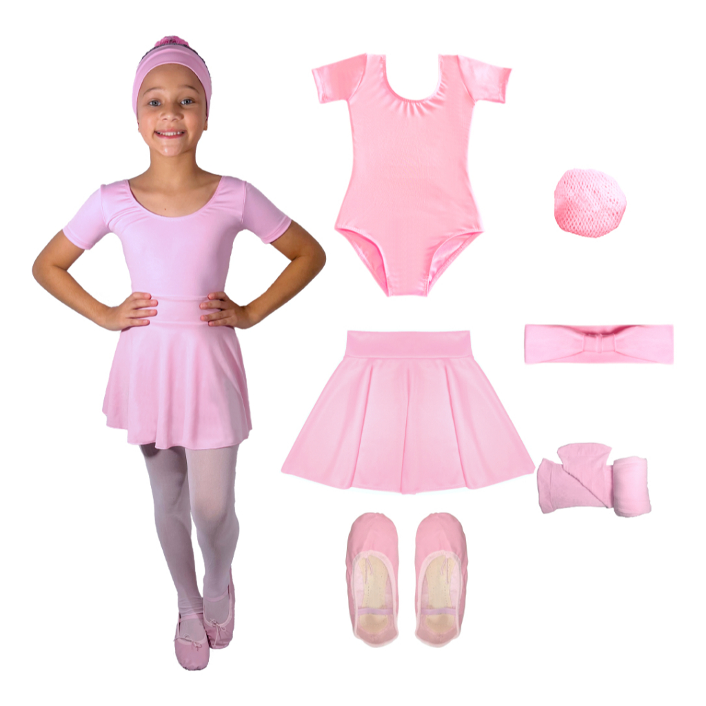Kit 6 itens Infantil Ballet