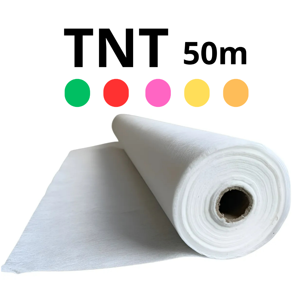 Tnt 40 G - Rolo Com 50 Metros 1,40 De Largura Cor Branco, Natalina, Ano novo, Rosa, Vermelho, Verde