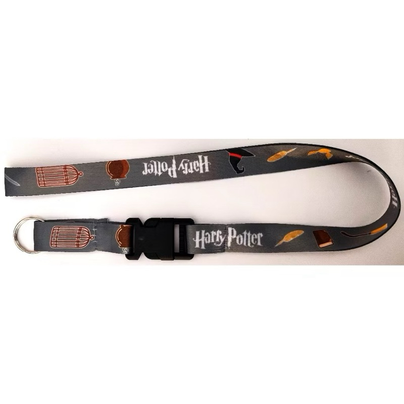 Cordão para Pescoço Harry Potter com Fecho Engate Rápido para Chave Crachá Chaveiro