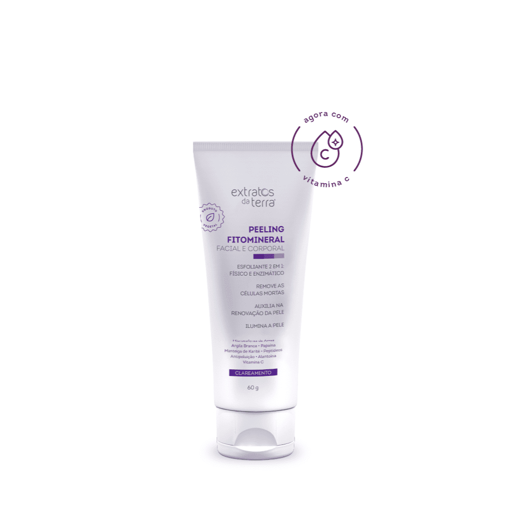 Peeling Fitomineral  Esfoliação Facial 60g - Extratos Da Terra