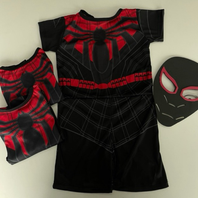 fantasia homem aranha negro🖤🕷️🕸️